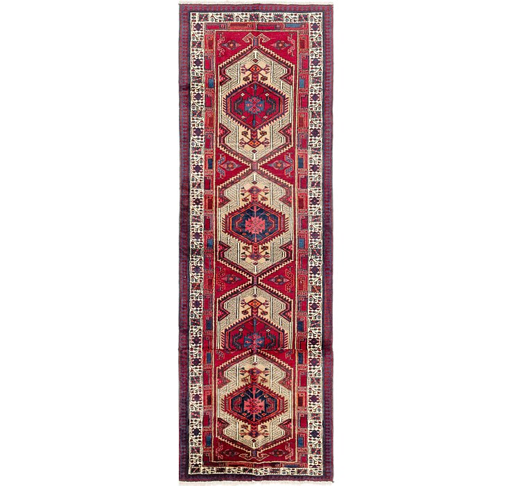 3' 6 x 10' 8 Meshkin Persian Runner ...