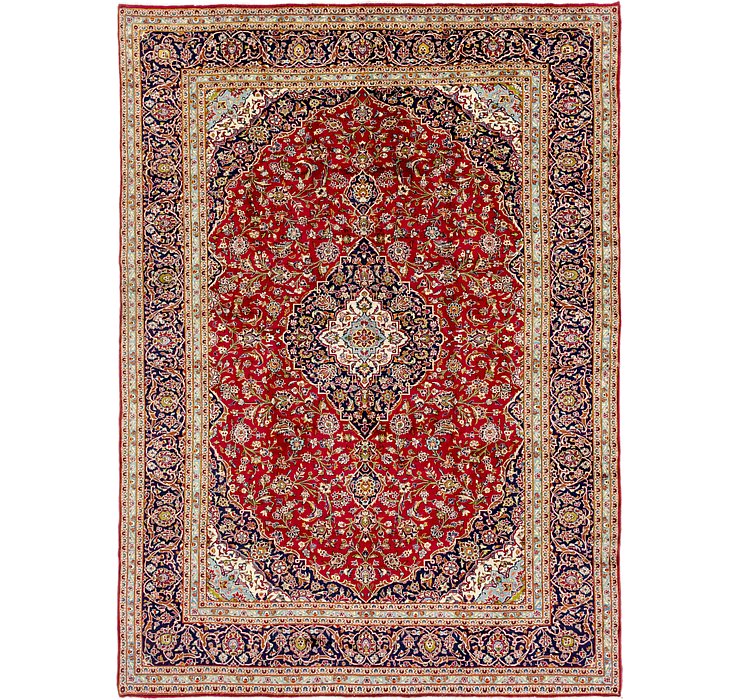 10' x 13' 7 Kashan Persian Rug