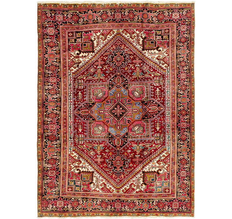 8' x 10' 8 Heriz Persian Rug