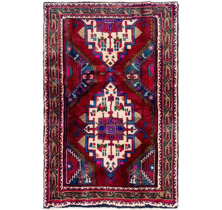 3' 4 x 5' Hamedan Persian Rug