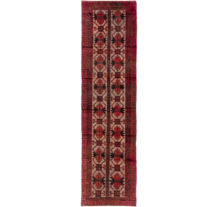 2' 9 x 10' 6 Balouch Persian Runner ...