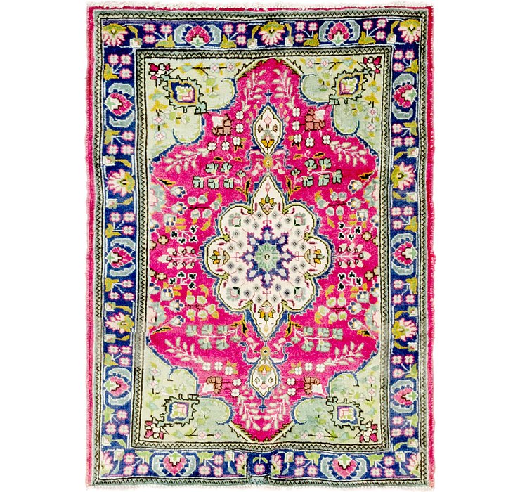 3' 2 x 4' 6 Tabriz Persian Rug