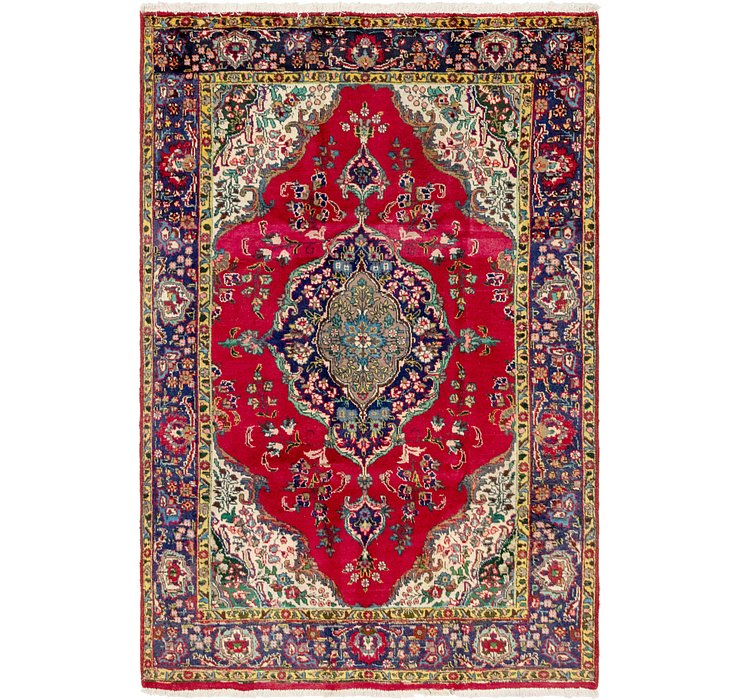 6' 3 x 9' 6 Tabriz Persian Rug