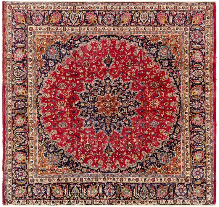 9' 2 x 9' 7 Mashad Persian Octagon ...