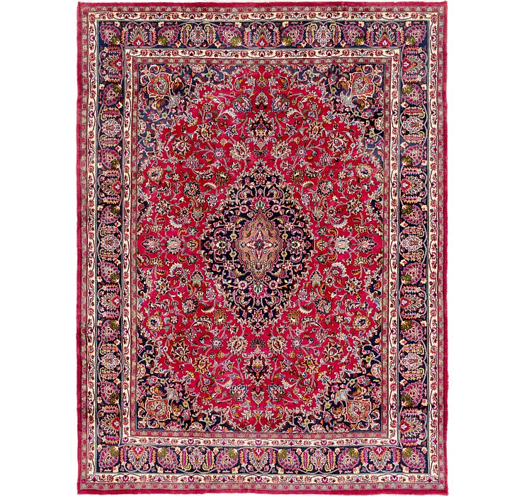 295cm x 395cm Mashad Persian Rug
