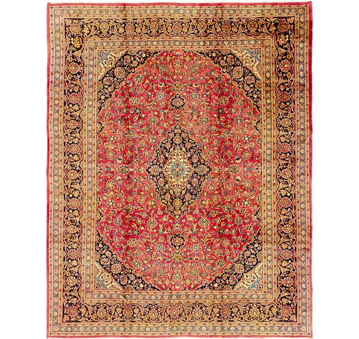 9' 8 x 12' 2 Mashad Persian Rug