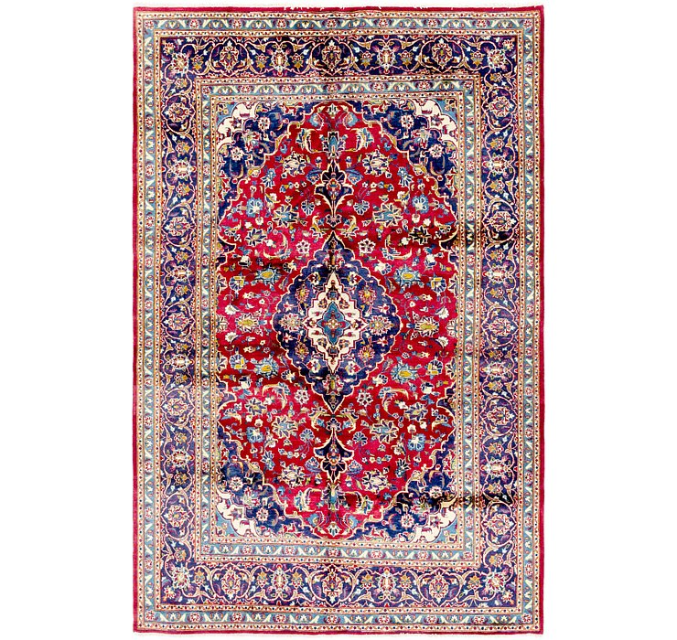 6' 3 x 9' 7 Kashan Persian Rug