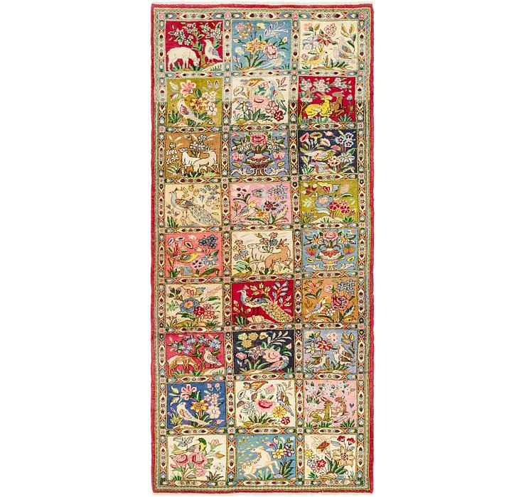 4' x 9' 6 Tabriz Persian Runner Rug