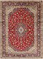 9' 8 x 13' 1 Kashan Persian Rug thumbnail image 1