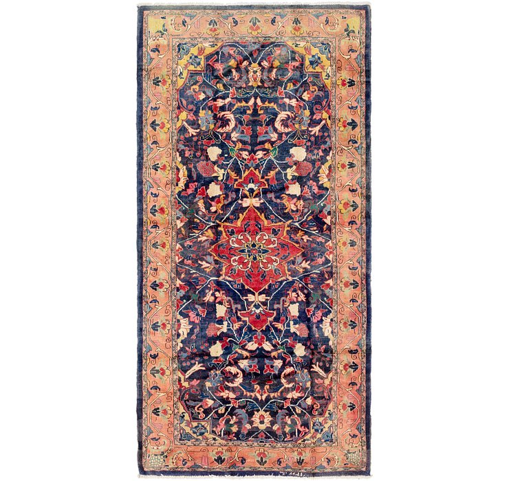 5' 3 x 11' Mahal Persian Runner Rug