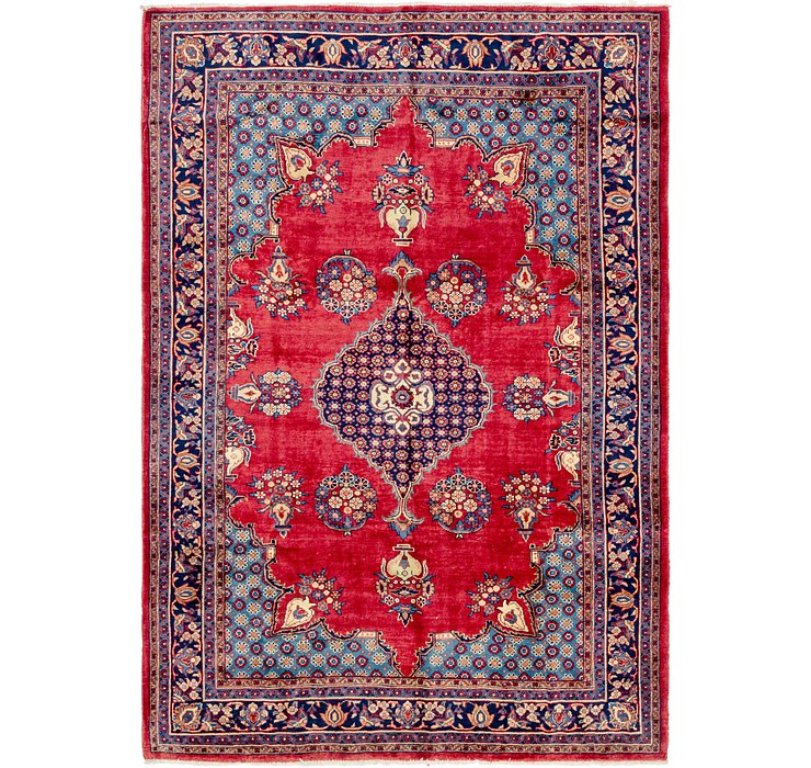7' 7 x 10' 10 Golpayegan Persian Rug