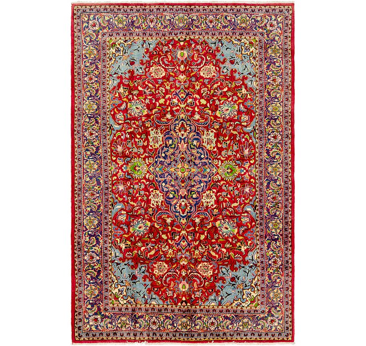 7' x 10' 7 Golpayegan Persian Rug