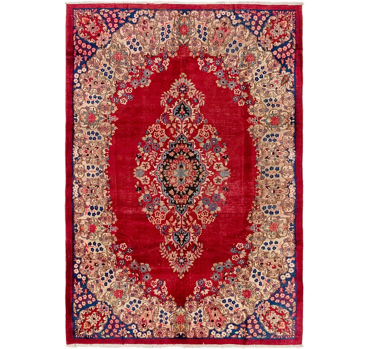 7' x 10' 2 Yazd Persian Rug