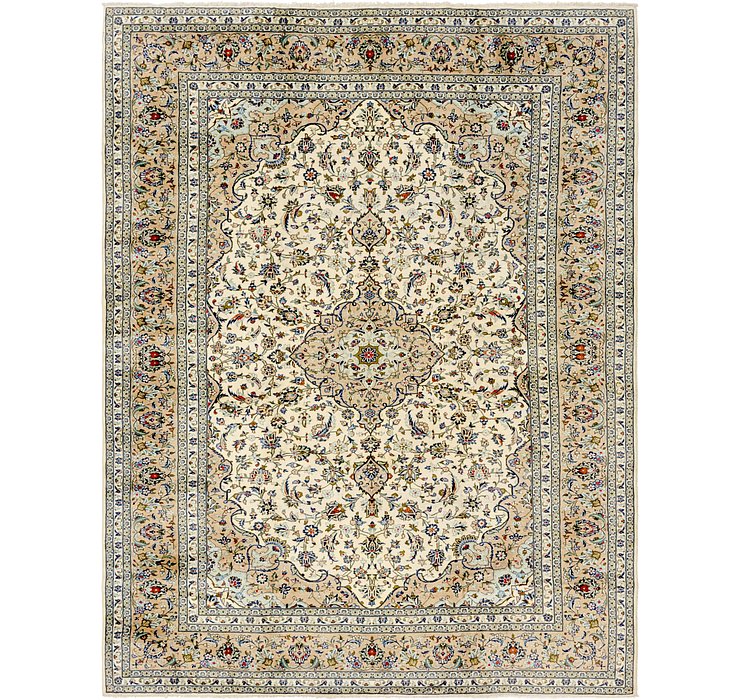 9' 8 x 13' Kashan Persian Rug