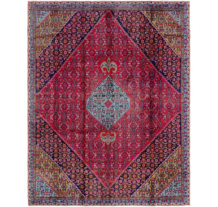 8' x 10' 2 Zanjan Persian Rug