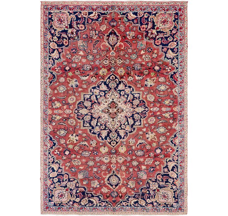 6' 4 x 9' 3 Mashad Persian Rug