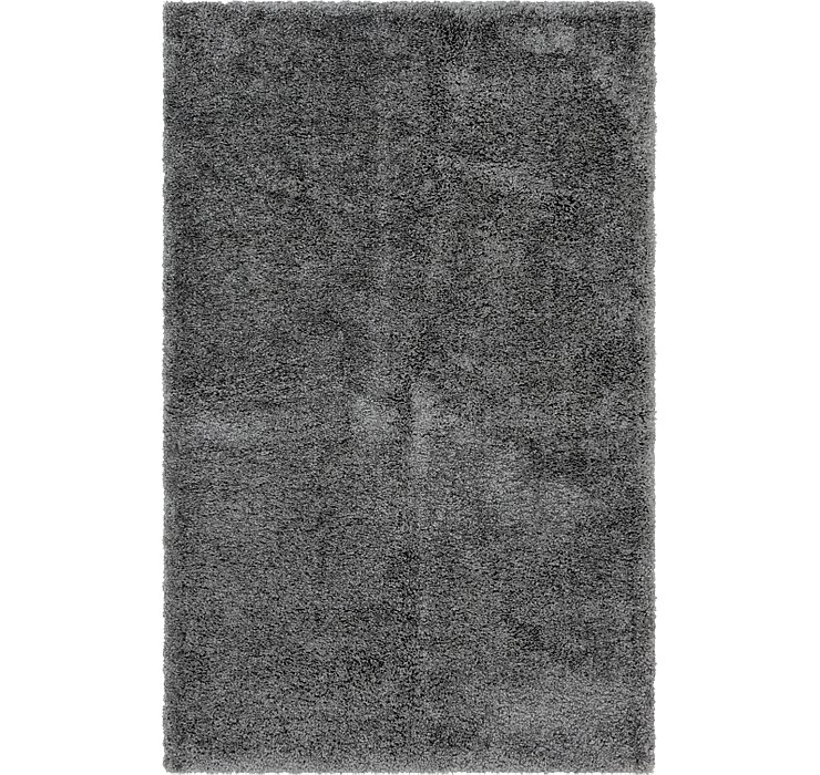 5' x 8' Solid Shag Rug