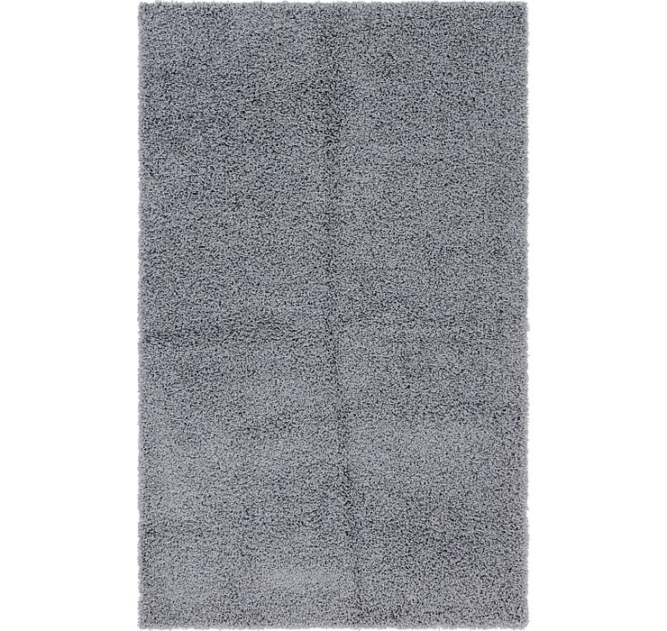 5' x 8' Solid Shag Rug