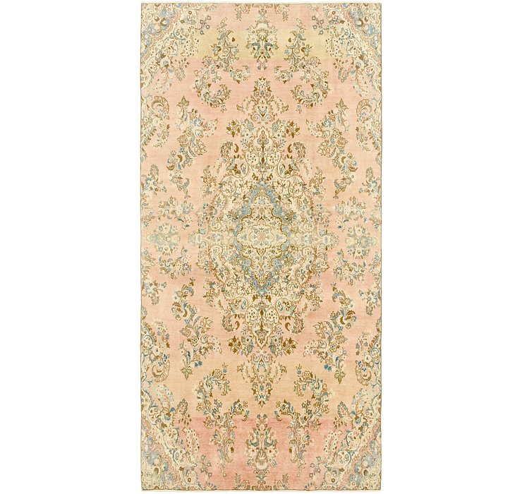 6' 5 x 13' 6 Ultra Vintage Persian R...