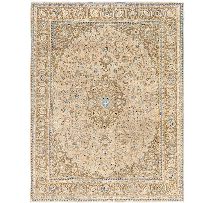 HandKnotted 9' 4 x 12' 7 Ultra Vintage Persian Rug