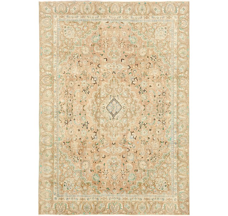 HandKnotted 8' 9 x 12' 3 Ultra Vintage Persian Rug