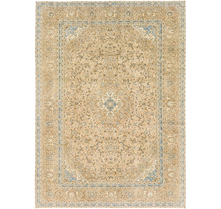HandKnotted 9' 6 x 13' Ultra Vintage Persian Rug
