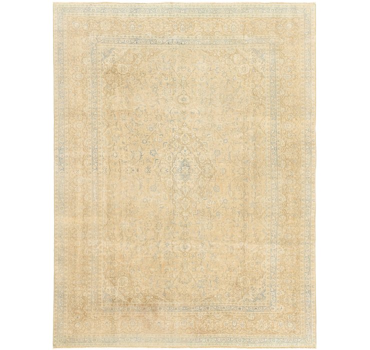 HandKnotted 9' 8 x 12' 7 Ultra Vintage Persian Rug