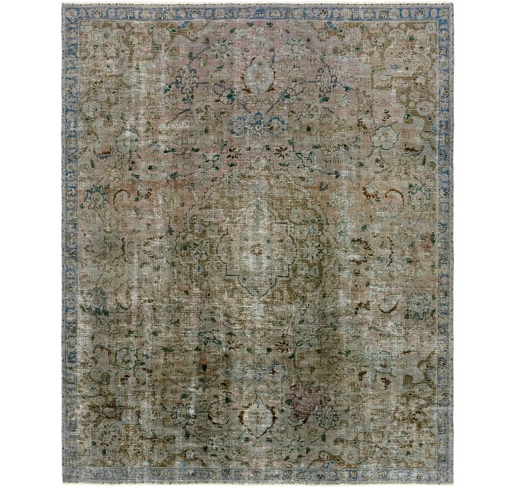 7' 9 x 9' 8 Ultra Vintage Persian Rug