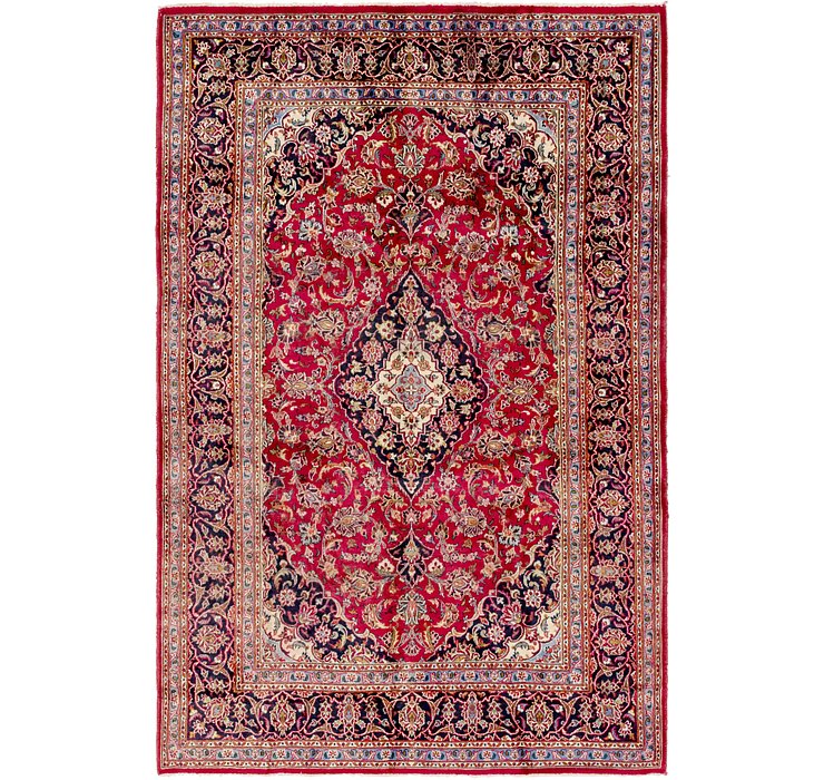 6' 9 x 10' Mashad Persian Rug