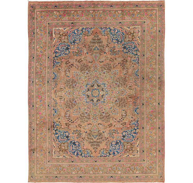 HandKnotted 9' 5 x 12' 7 Mashad Persian Rug