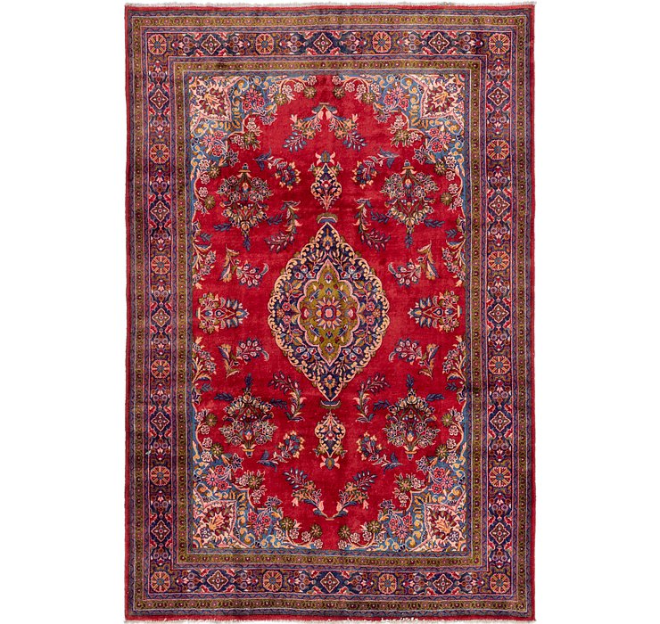 7' x 10' 8 Golpayegan Persian Rug