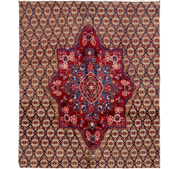 3' 7 x 4' 5 Koliaei Persian Rug