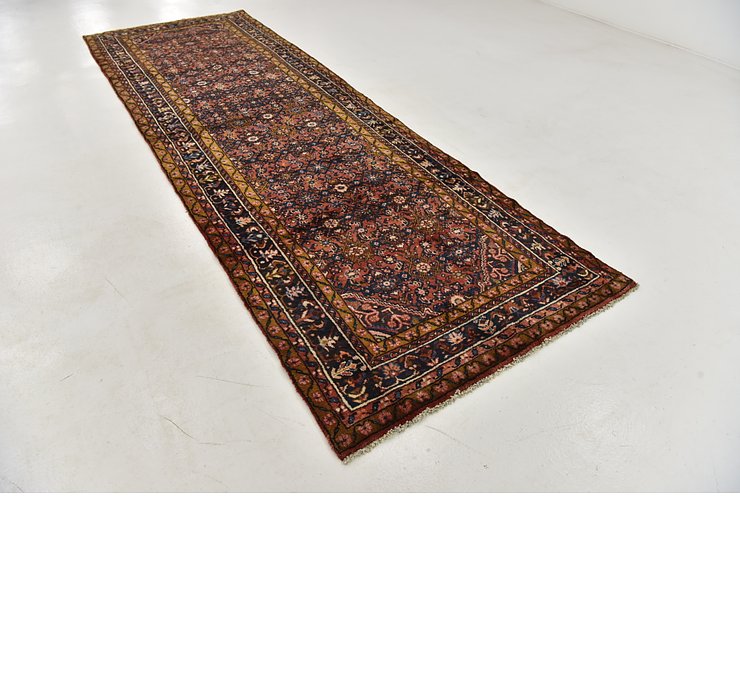 4' 7 x 13' 10 Hossainabad Persian Run...