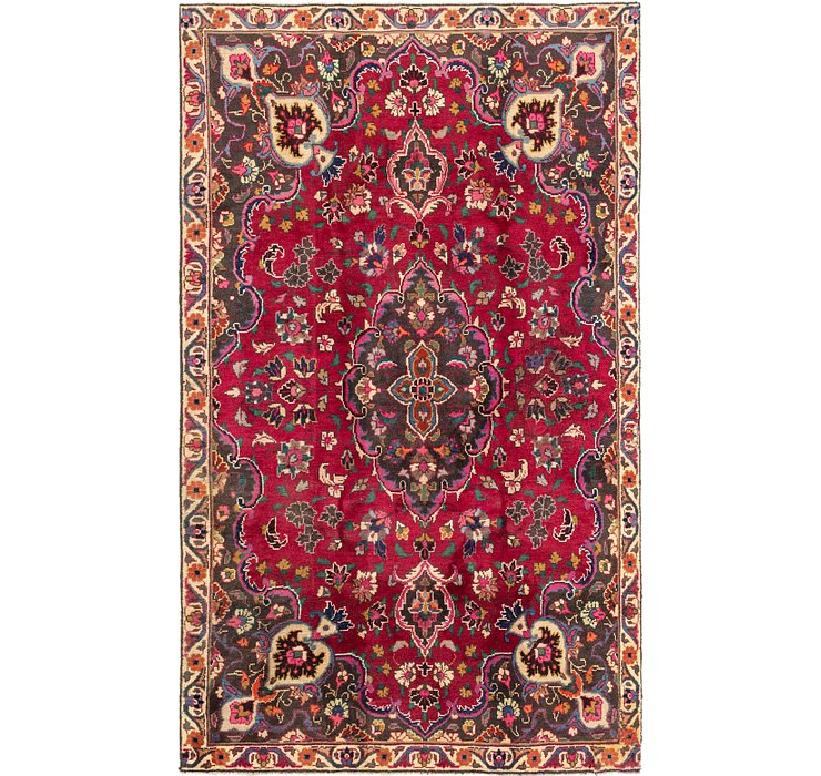 5' x 8' 4 Mashad Persian Rug