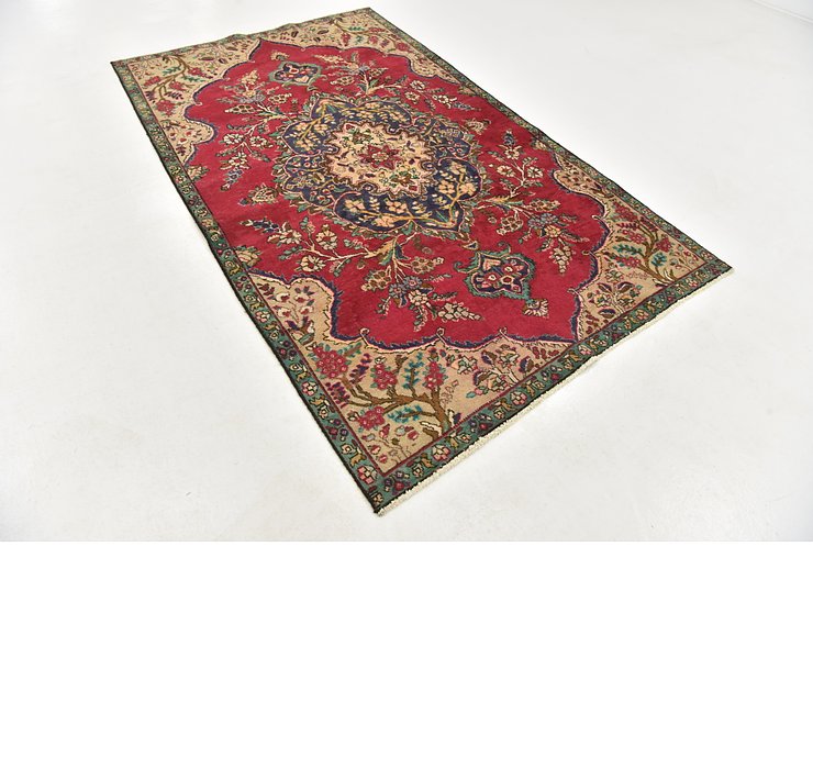 4' 10 x 8' 5 Tabriz Persian Rug