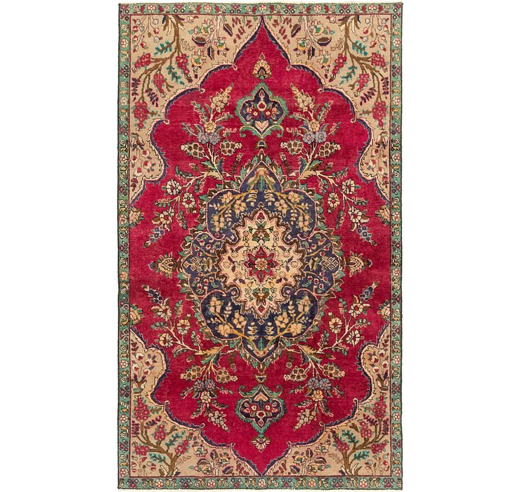 4' 10 x 8' 5 Tabriz Persian Rug