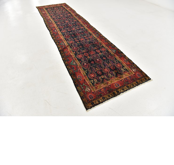 3' 6 x 12' 9 Hossainabad Persian Run...