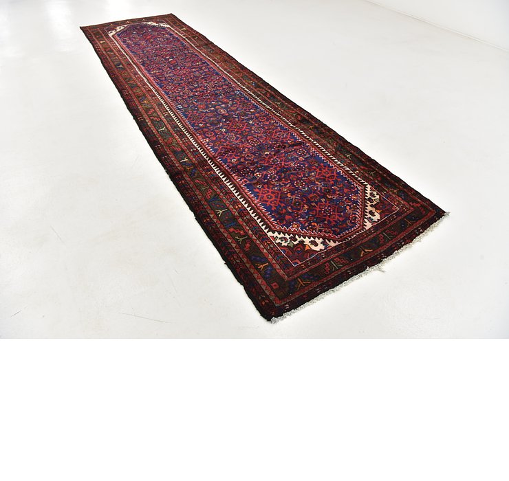 3' 8 x 13' Hossainabad Persian Run...