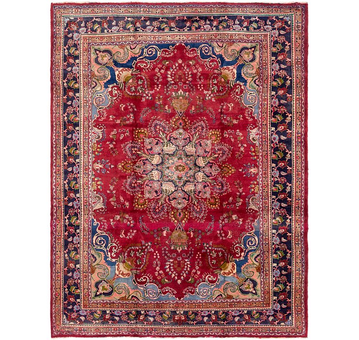 9' 6 x 12' 7 Mashad Persian Rug