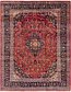 9' 10 x 12' 4 Mashad Persian Rug thumbnail image 1