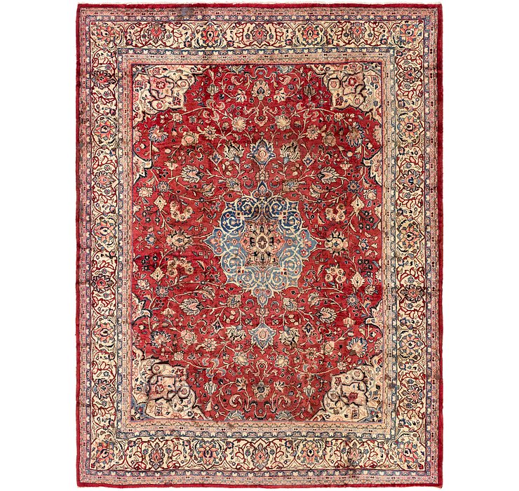 10' 4 x 13' 7 Meshkabad Persian Rug