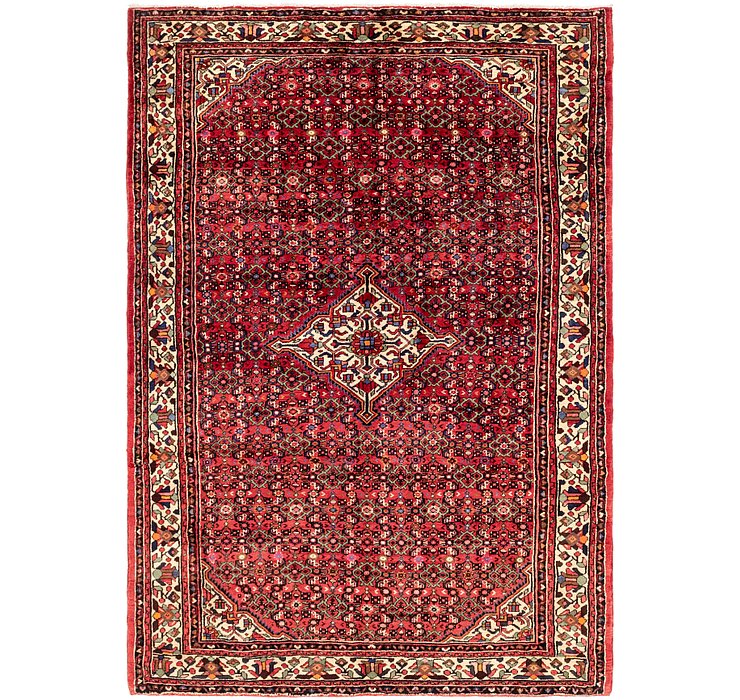7' x 10' Hossainabad Persian Rug