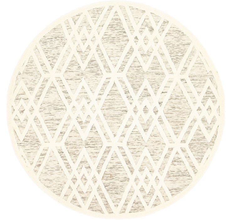 6' x 6' Trellis Round Rug