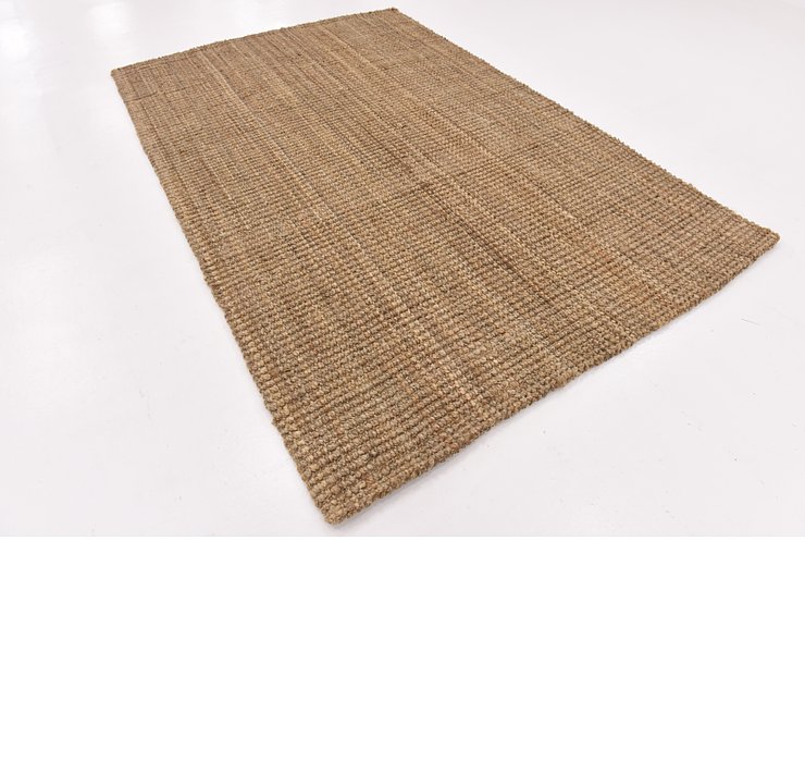 6' x 9' 3 Braided Jute Rug