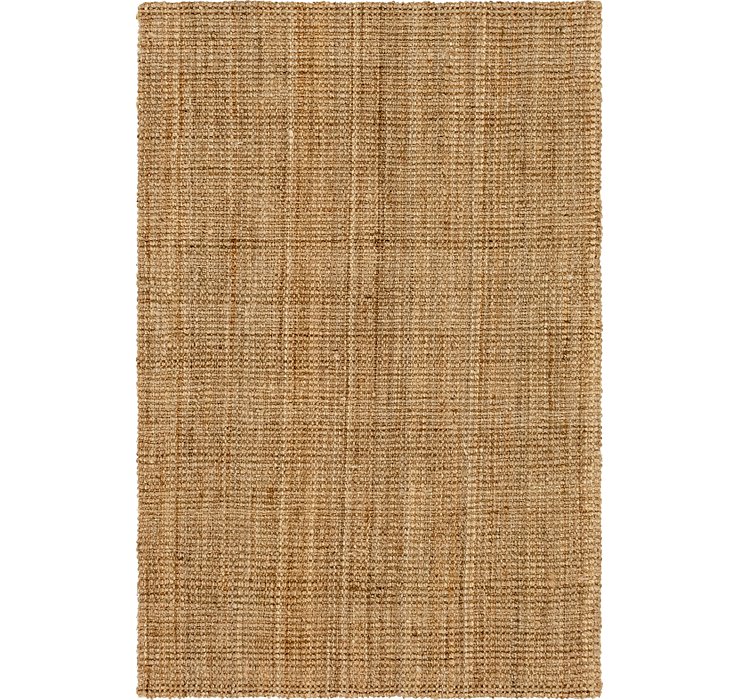 6' x 9' 3 Braided Jute Rug