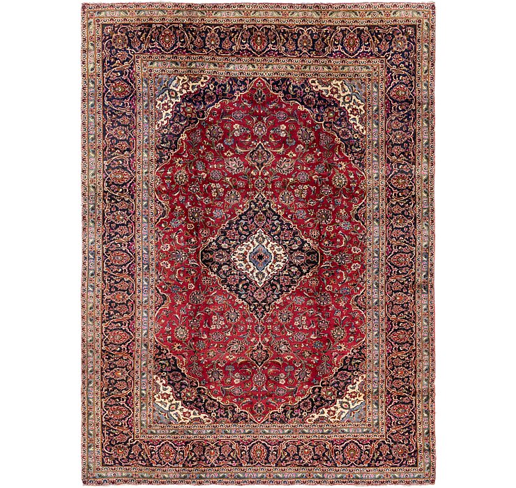 9' 7 x 13' Kashan Persian Rug