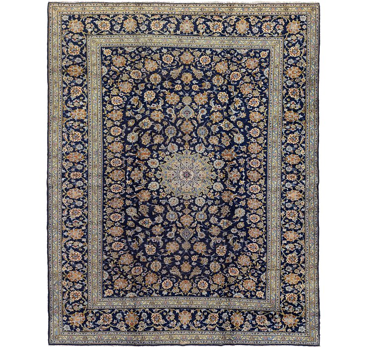 9' 9 x 12' 5 Kashan Persian Rug