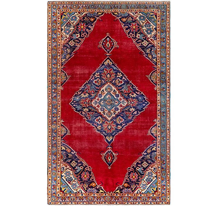 5' 3 x 8' 9 Tabriz Persian Rug