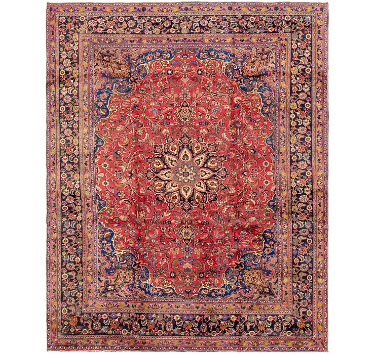 9' 5 x 12' Mashad Persian Rug