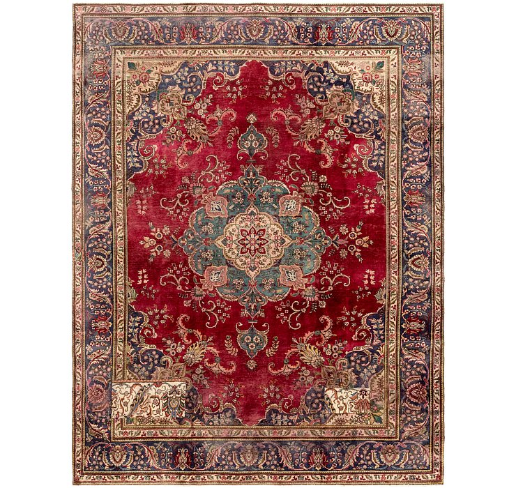 9' 6 x 12' 6 Tabriz Persian Rug